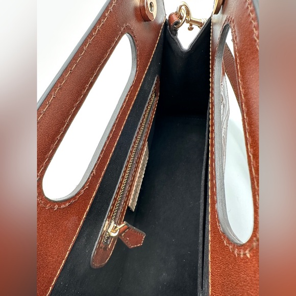 Hand tooled leather crossbody - Picture 4 of 5